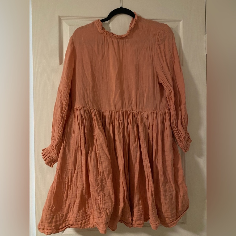 Free People Pink High Neck Mini Dress